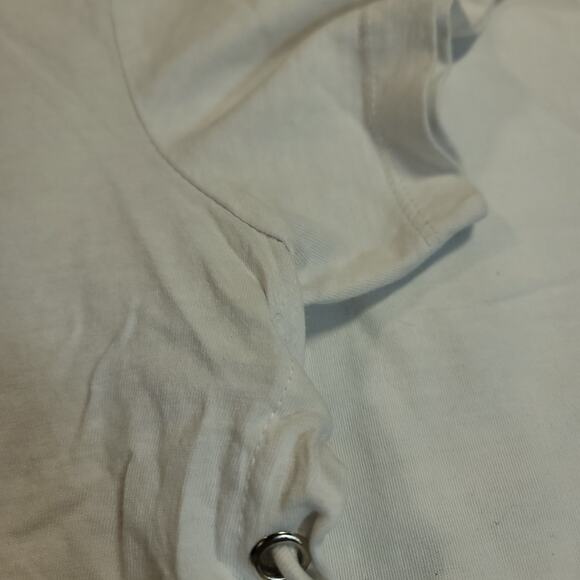 Betty Boop Casual Short Sleeve Crop Top Womens Size Small S White - Picture 3 of 8